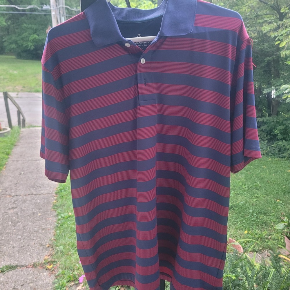 Brooks Brothers Men's Performance Series Polo Shirt Size XL
